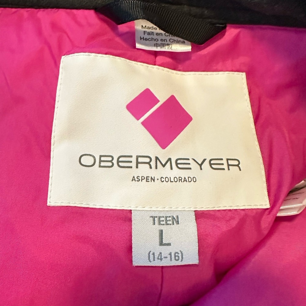 Obermeyer Brooke Snow Pant Showstopper Pink Teen Large  (14-16)‎ Extended Wear - Picture 7 of 11